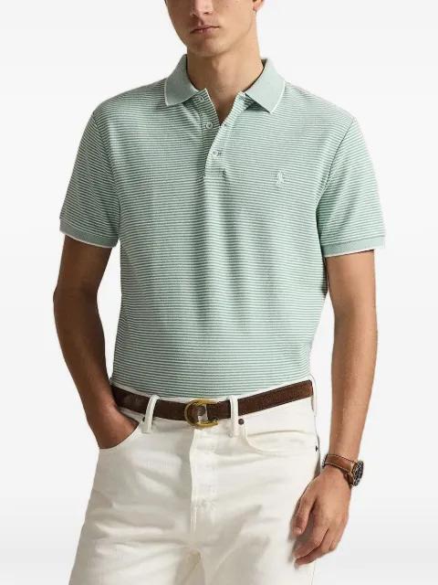 striped logo polo shirt by POLO RALPH LAUREN