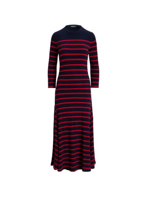 striped long-sleeve dress by POLO RALPH LAUREN