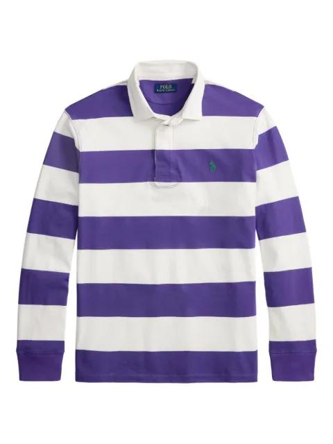 striped long-sleeve polo shirt by POLO RALPH LAUREN