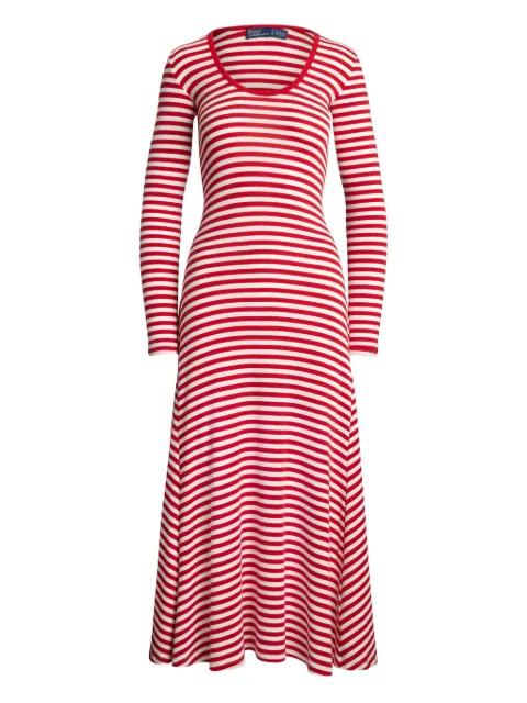 striped maxi dress by POLO RALPH LAUREN
