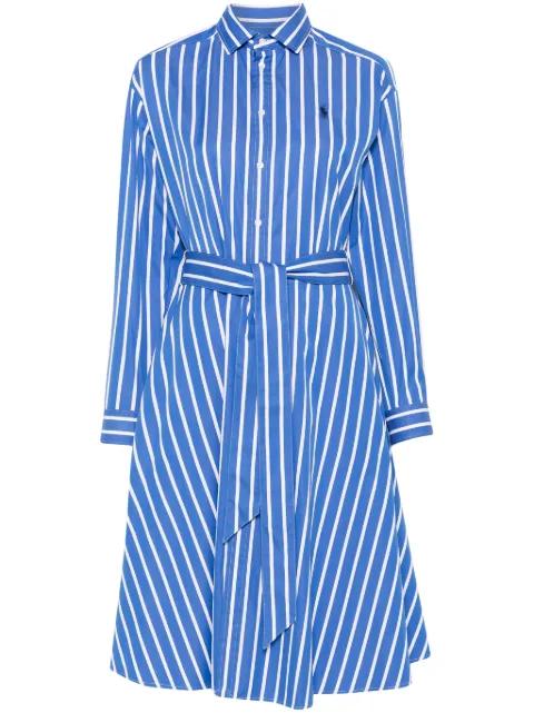 striped midi dress by POLO RALPH LAUREN