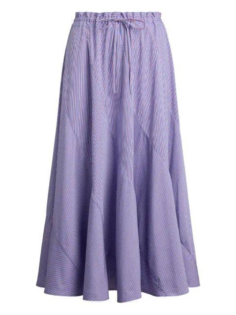 striped paneled skirt by POLO RALPH LAUREN