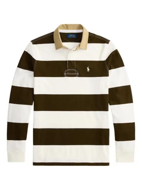 striped-pattern polo shirt by POLO RALPH LAUREN