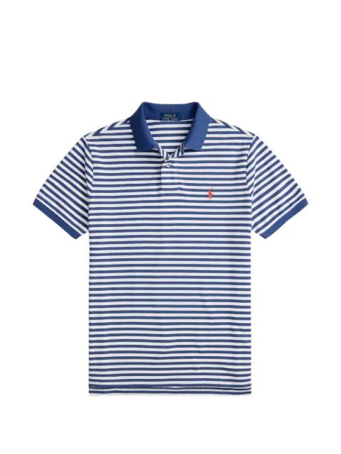 striped pique polo shirt by POLO RALPH LAUREN