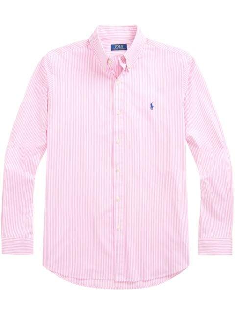 striped poplin shirt by POLO RALPH LAUREN