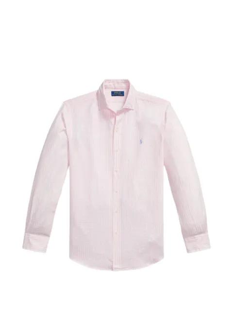 striped seersucker shirt by POLO RALPH LAUREN
