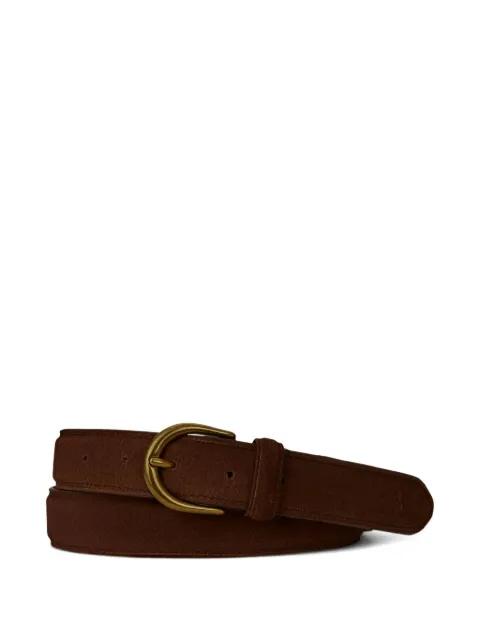 suede buckle belt by POLO RALPH LAUREN