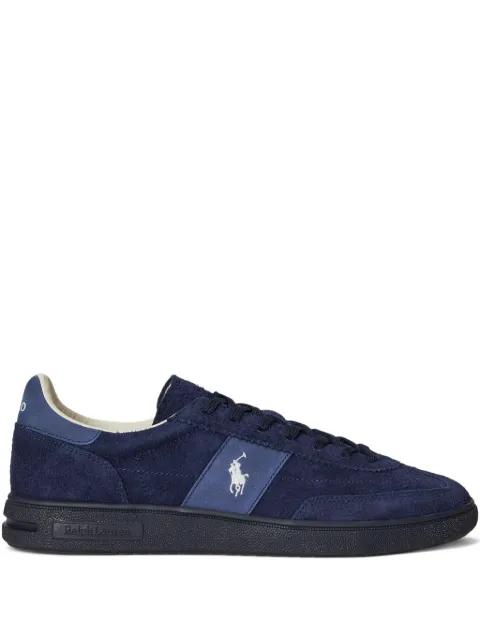 suede logo-detail sneakers by POLO RALPH LAUREN