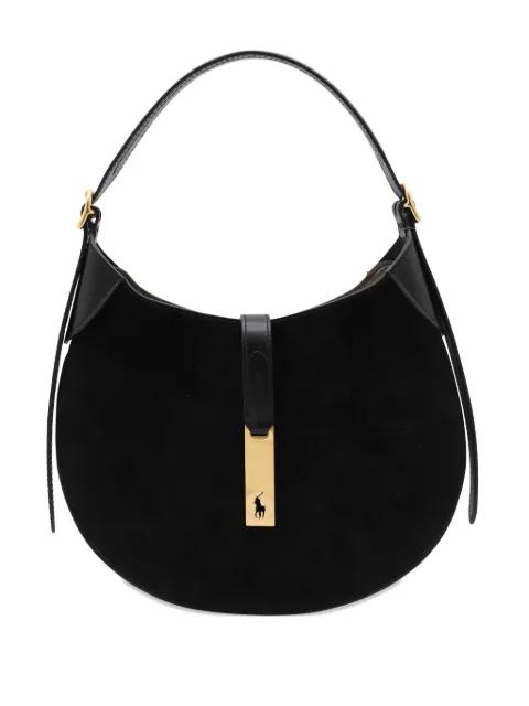 suede shoulder bag by POLO RALPH LAUREN