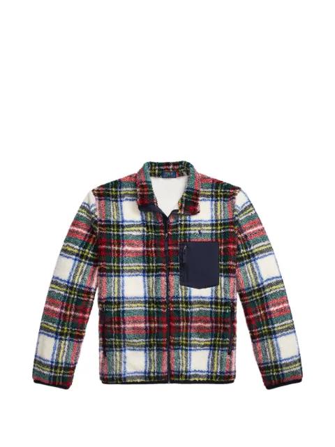 tartan fleece sweatshirt by POLO RALPH LAUREN
