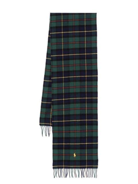 tartan-pattern scarf by POLO RALPH LAUREN
