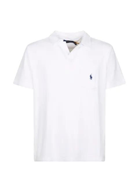 terry-cloth pocket polo shirt by POLO RALPH LAUREN