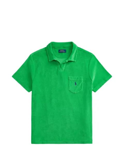 terry-texture polo shirt by POLO RALPH LAUREN