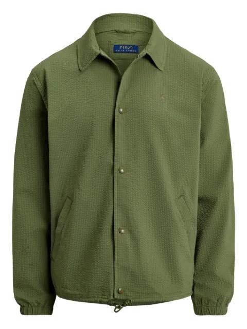 textured coach jacket by POLO RALPH LAUREN