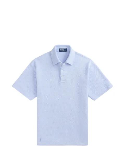 textured piqué polo shirt by POLO RALPH LAUREN