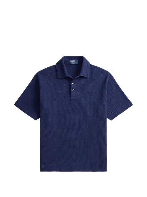 textured polo shirt by POLO RALPH LAUREN