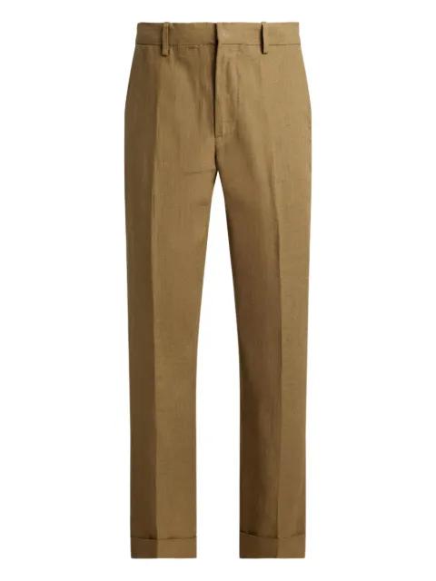 textured-slub suit trousers by POLO RALPH LAUREN