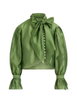 tie-bow organdy shirt by POLO RALPH LAUREN tie-bow organdy shirt by POLO RALPH LAUREN