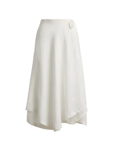 tie-waist midi skirt by POLO RALPH LAUREN