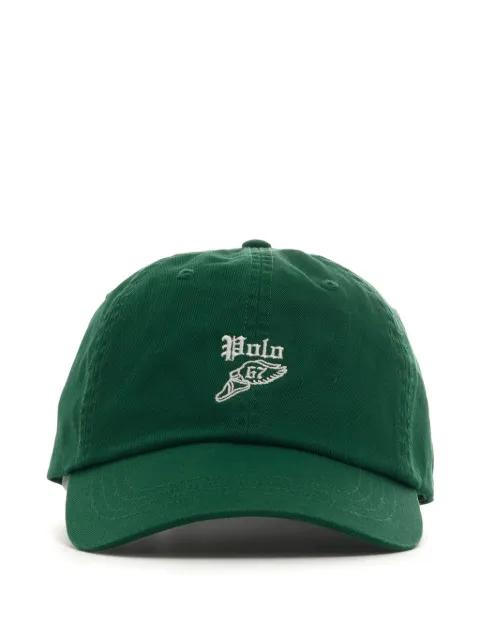 twill baseball cap by POLO RALPH LAUREN