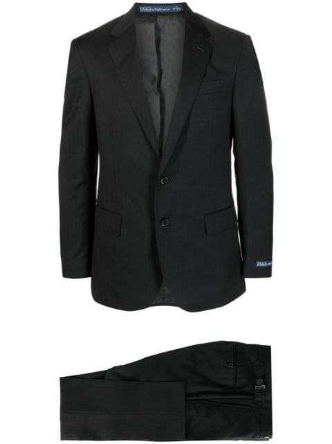 twill wool single-breasted suit by POLO RALPH LAUREN