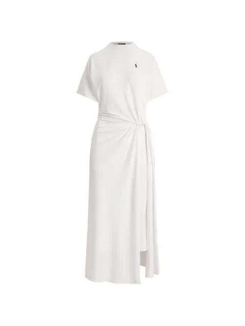 twist-detail T-shirt dress by POLO RALPH LAUREN