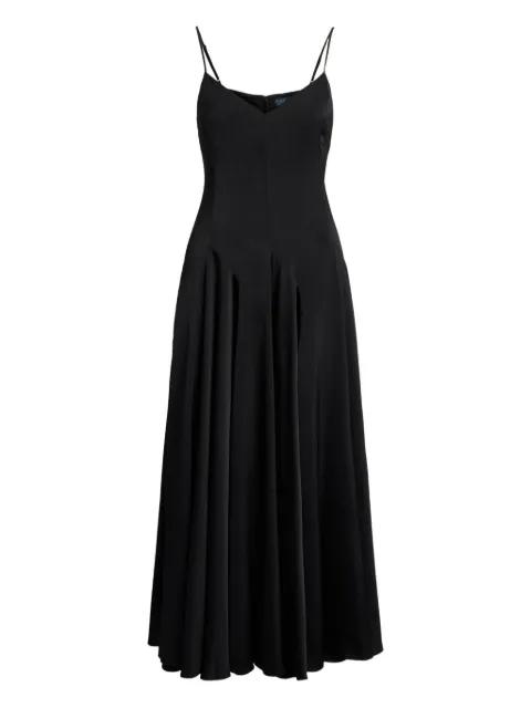 v-neck a-line dress by POLO RALPH LAUREN