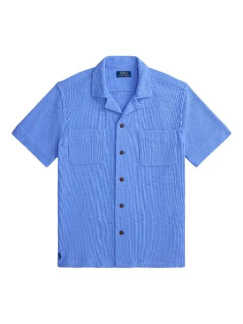 waffle-knit shirt by POLO RALPH LAUREN