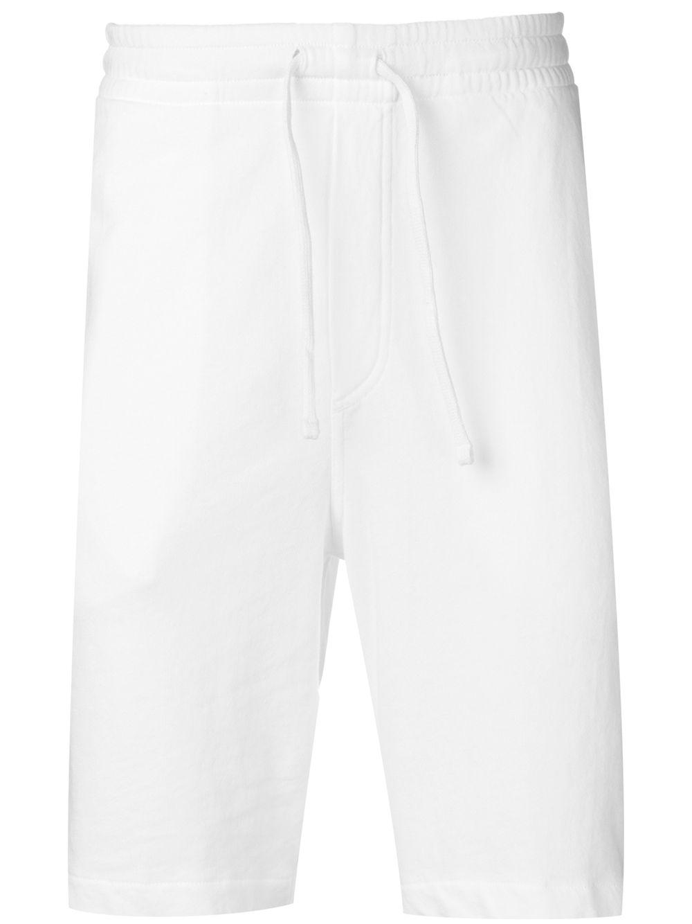 white logo track shorts by POLO RALPH LAUREN