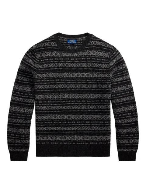 wool patterned sweater by POLO RALPH LAUREN