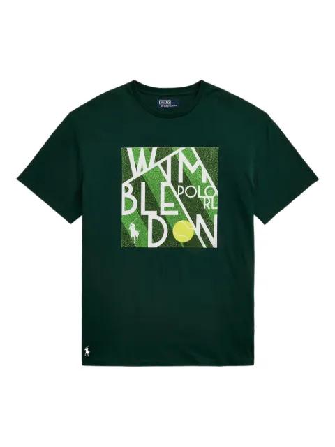 x Wimbeldon graphic-print T-shirt by POLO RALPH LAUREN