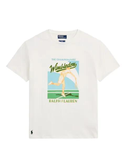 x Wimbledon graphic-print T-shirt by POLO RALPH LAUREN