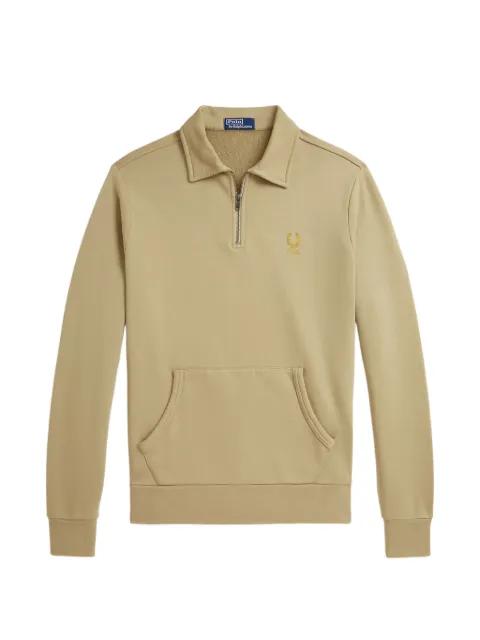 zip chest-pocket polo shirt by POLO RALPH LAUREN
