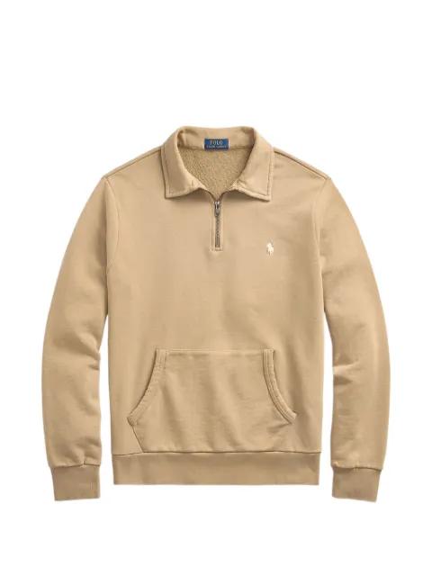 zip-fastening pocket polo shirt by POLO RALPH LAUREN