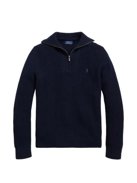 zip knit sweater by POLO RALPH LAUREN