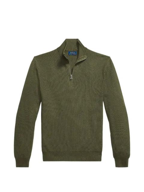 zip mockneck sweater by POLO RALPH LAUREN