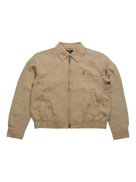 zip-up bomber jacket by POLO RALPH LAUREN