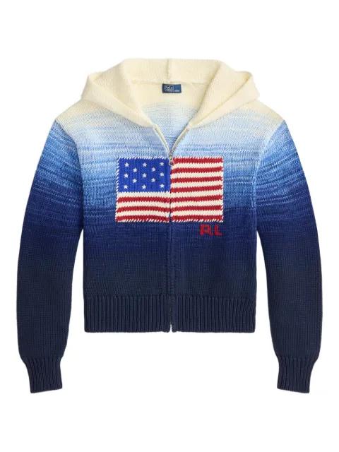zip-up hoodie by POLO RALPH LAUREN