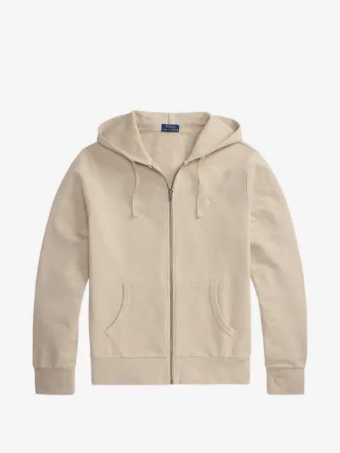 zip-up logo-embroidered hoodie by POLO RALPH LAUREN