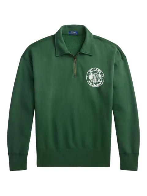 zip-up sweatshirt by POLO RALPH LAUREN