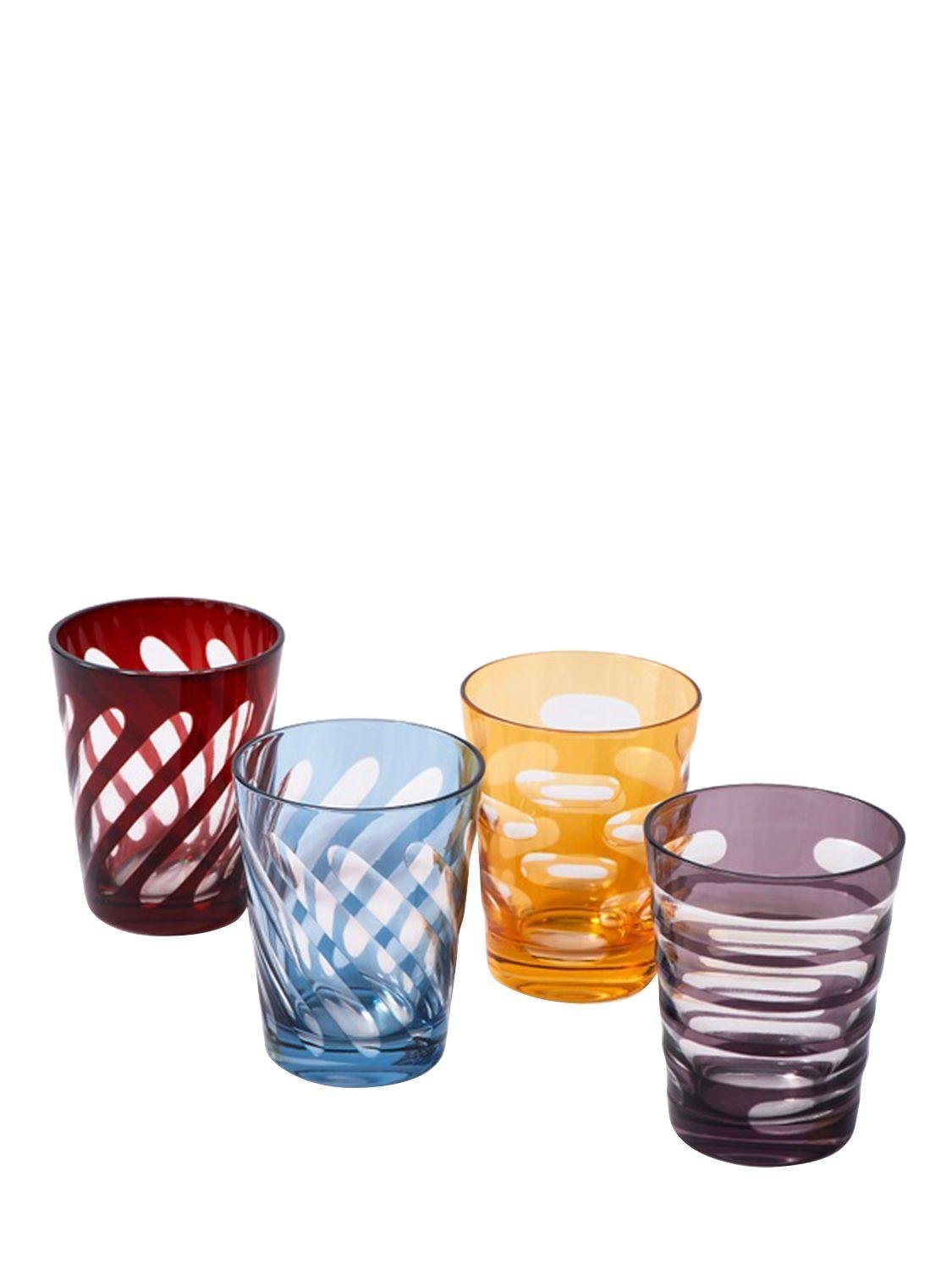 Set Of 4 Tubular Tumblers by POLSPOTTEN