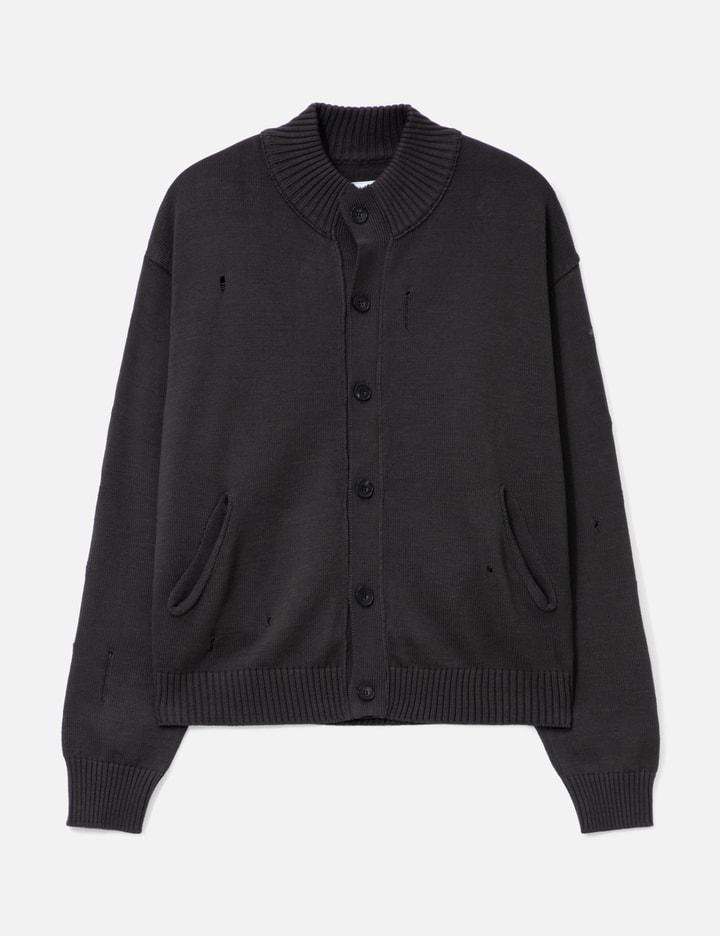 Button Up Cardigan Ethnic Sleeves by POLYTERU