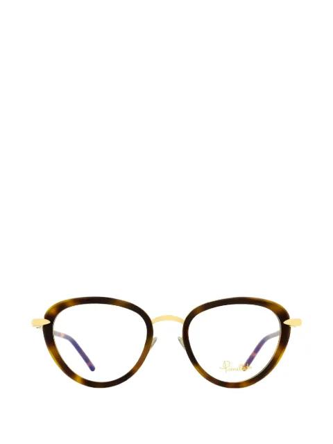 Griffe oval-frame glasses by POMELLATO EYEWEAR