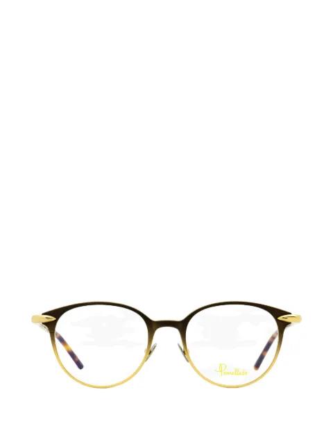 Griffe oval-frame glasses by POMELLATO EYEWEAR