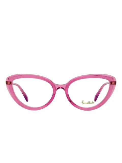 PM0112 cat-eye metal glasses by POMELLATO EYEWEAR