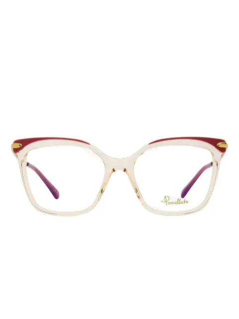 square-shape glasses by POMELLATO EYEWEAR