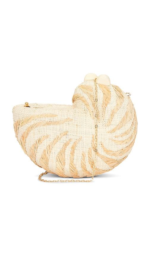 Poolside The Anna Clutch in Neutral by POOLSIDE