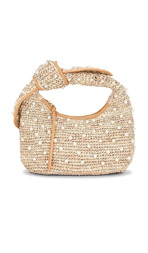 Poolside The Josie Knot Bag in Neutral by POOLSIDE