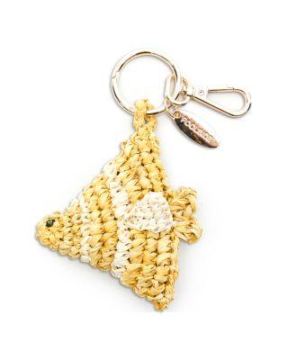 The Fish Raffia Bag Charm by POOLSIDE