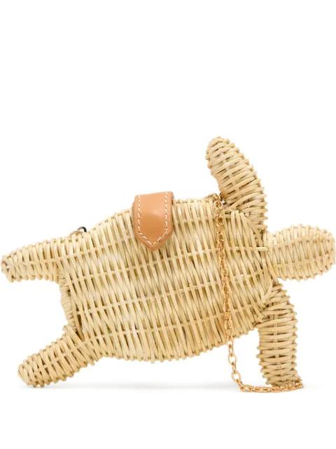 Tortoise clutch bag by POOLSIDE